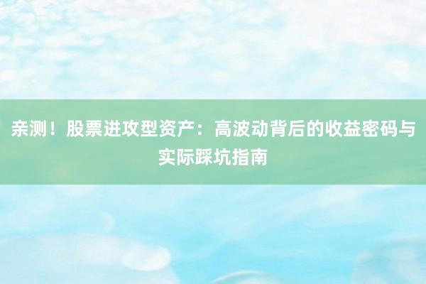 亲测！股票进攻型资产：高波动背后的收益密码与实际踩坑指南